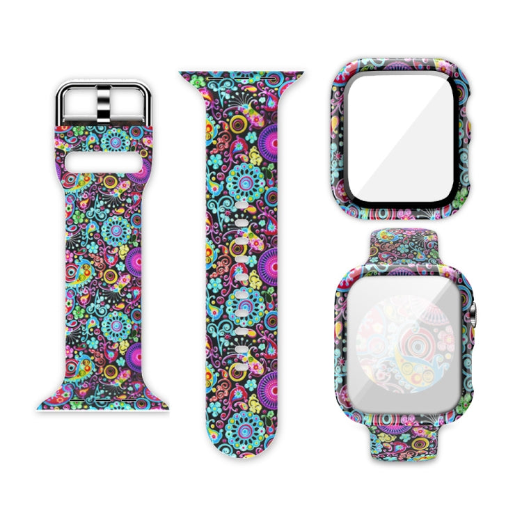 Silicone Printing Integrated Replacement Watch Case Watchband