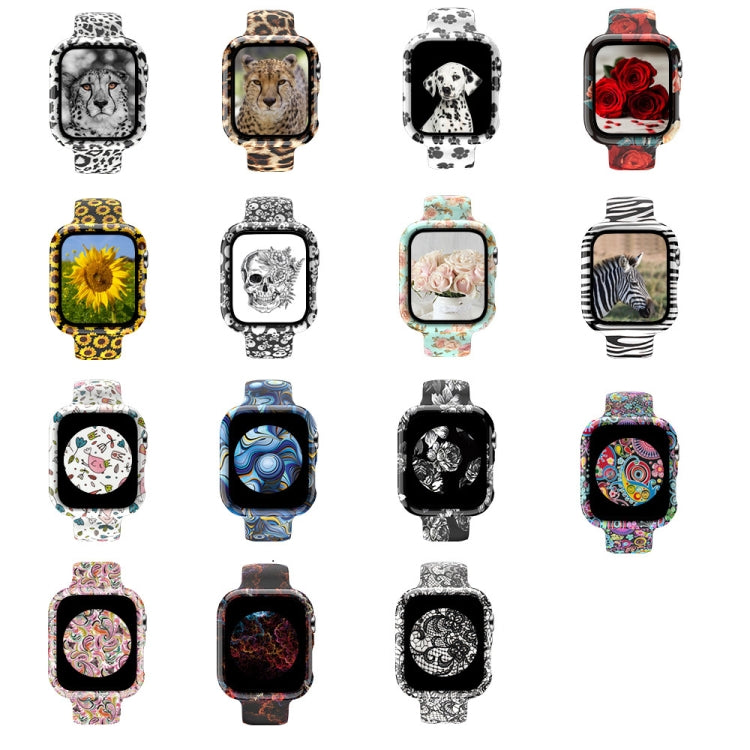 Silicone Printing Integrated Replacement Watch Case Watchband
