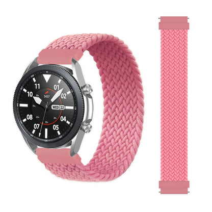 For Samsung Galaxy Watch 46mm Adjustable Nylon Braided Elasticity Replacement Strap Watchband