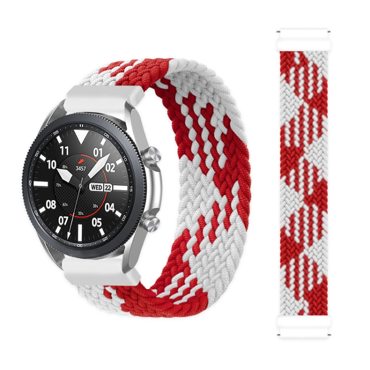 For Samsung Galaxy Watch 46mm Adjustable Nylon Braided Elasticity Replacement Strap Watchband