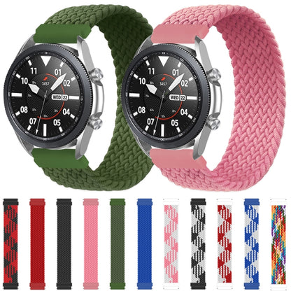 For Samsung Galaxy Watch 46mm Adjustable Nylon Braided Elasticity Replacement Strap Watchband