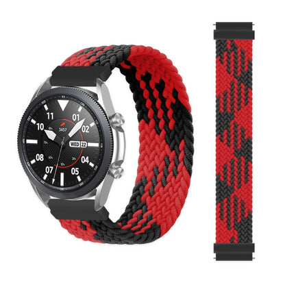 For Samsung Galaxy Watch 3 41mm Adjustable Nylon Braided Elasticity Replacement Strap Watchband