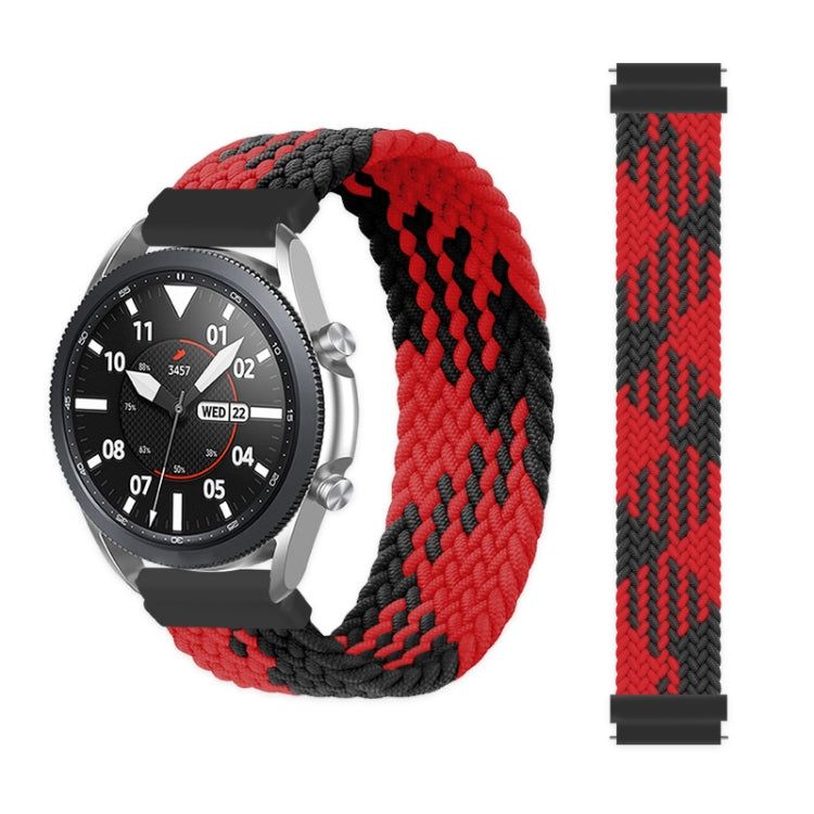 For Samsung Galaxy Watch Active / Active2 40mm / Active2 44mm Adjustable Nylon Braided Elasticity Replacement Strap Watchband