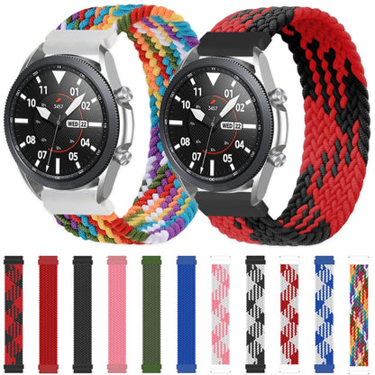 For Samsung Galaxy Watch Active / Active2 40mm / Active2 44mm Adjustable Nylon Braided Elasticity Replacement Strap Watchband
