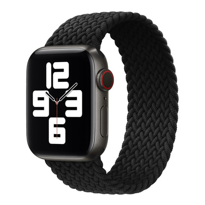 Metal Head Braided Nylon Solid Color Replacement Strap Watchband For Apple Watch Series 6 & SE & 5 & 4 44mm / 3 & 2 & 1 42mm