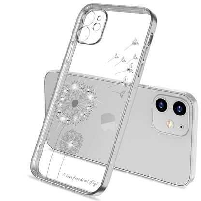 Ultra-thin Electroplating Dandelion Pattern Protective Case, For iPhone 11, For iPhone 11 Pro, For iPhone 11 Pro Max, For iPhone 12 Pro Max, For iPhone 12 Pro, For iPhone 12, For iPhone 12 Mini