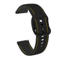 For Samsung Galaxy Watch Active 2 Two-color Stitching Silicone Replacement Strap Watchband