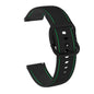 For Samsung Galaxy Watch Active 2 Two-color Stitching Silicone Replacement Strap Watchband