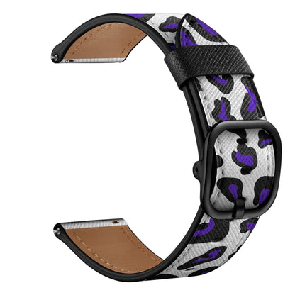 Universal Printed Leather Replacement Strap Watchband