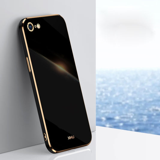 XINLI Straight Edge 6D Electroplate TPU Phone Case, For iPhone 6 / 6s, For iPhone 6 Plus / 6s Plus, For iPhone SE 2022 / SE 2020 / 8 / 7, For iPhone 11, For iPhone 11 Pro, For iPhone 11 Pro Max, For iPhone 12