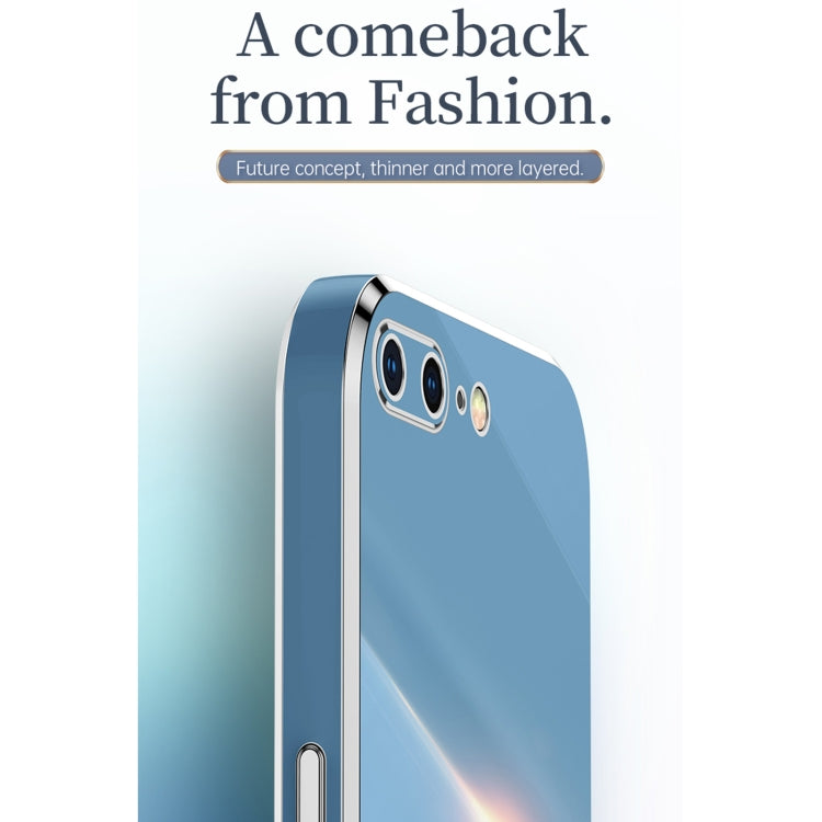 XINLI Straight Edge 6D Electroplate TPU Phone Case, For iPhone 6 / 6s, For iPhone 6 Plus / 6s Plus, For iPhone SE 2022 / SE 2020 / 8 / 7, For iPhone 11, For iPhone 11 Pro, For iPhone 11 Pro Max, For iPhone 12