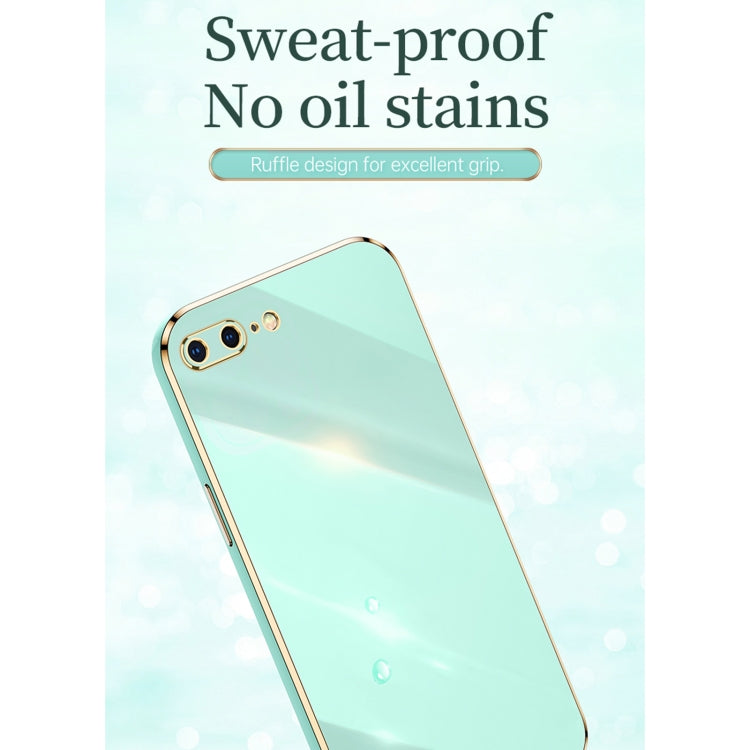 XINLI Straight Edge 6D Electroplate TPU Phone Case, For iPhone 6 / 6s, For iPhone 6 Plus / 6s Plus, For iPhone SE 2022 / SE 2020 / 8 / 7, For iPhone 11, For iPhone 11 Pro, For iPhone 11 Pro Max, For iPhone 12