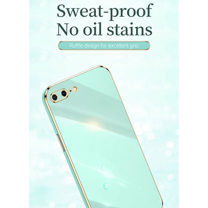 XINLI Straight Edge 6D Electroplate TPU Phone Case, For iPhone 6 / 6s, For iPhone 6 Plus / 6s Plus, For iPhone SE 2022 / SE 2020 / 8 / 7, For iPhone 11, For iPhone 11 Pro, For iPhone 11 Pro Max, For iPhone 12