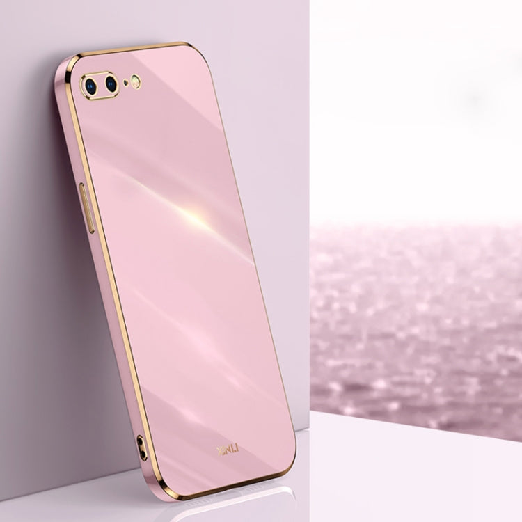 XINLI Straight Edge 6D Electroplate TPU Phone Case, For iPhone 12 mini, For iPhone 12 Pro Max, For iPhone X, For iPhone XR, For iPhone XS, For iPhone XS Max, For iPhone 8 Plus / 7 Plus