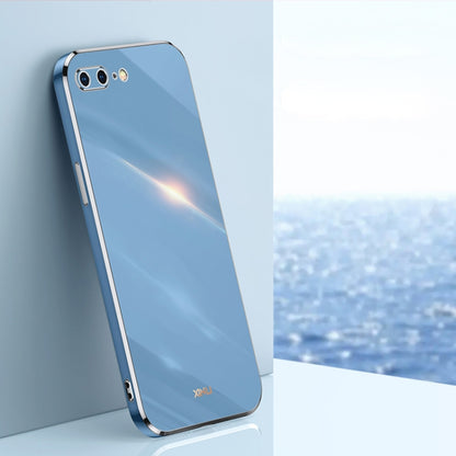 XINLI Straight Edge 6D Electroplate TPU Phone Case, For iPhone 12 mini, For iPhone 12 Pro Max, For iPhone X, For iPhone XR, For iPhone XS, For iPhone XS Max, For iPhone 8 Plus / 7 Plus
