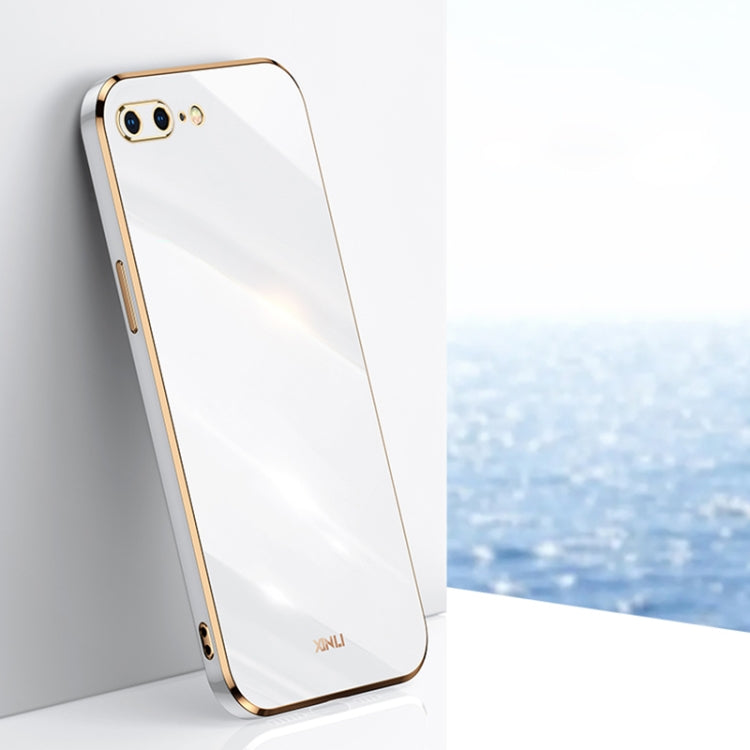 XINLI Straight Edge 6D Electroplate TPU Phone Case, For iPhone 12 mini, For iPhone 12 Pro Max, For iPhone X, For iPhone XR, For iPhone XS, For iPhone XS Max, For iPhone 8 Plus / 7 Plus