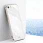 XINLI Straight Edge 6D Electroplate TPU Phone Case, For iPhone 6 / 6s, For iPhone 6 Plus / 6s Plus, For iPhone SE 2022 / SE 2020 / 8 / 7, For iPhone 11, For iPhone 11 Pro, For iPhone 11 Pro Max, For iPhone 12