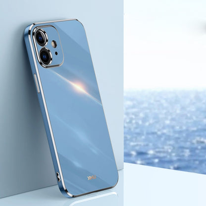 XINLI Straight Edge 6D Electroplate TPU Phone Case, For iPhone 6 / 6s, For iPhone 6 Plus / 6s Plus, For iPhone SE 2022 / SE 2020 / 8 / 7, For iPhone 11, For iPhone 11 Pro, For iPhone 11 Pro Max, For iPhone 12