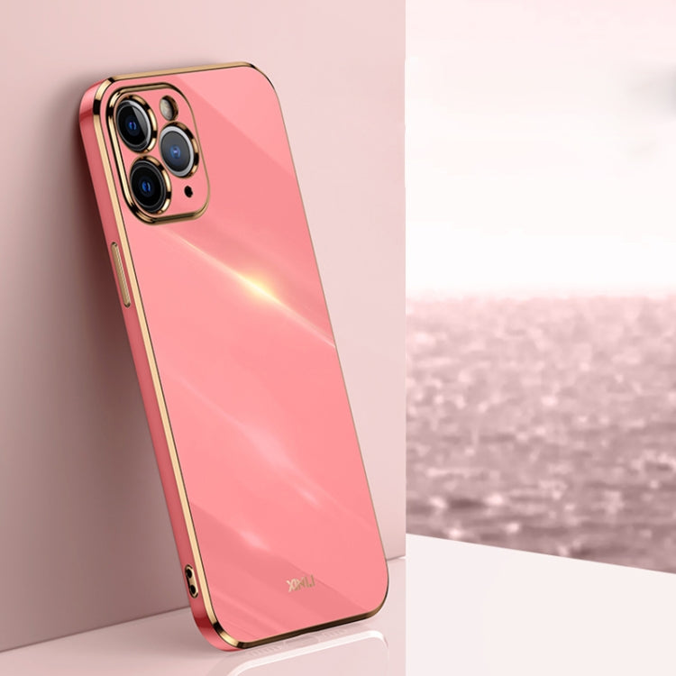 XINLI Straight Edge 6D Electroplate TPU Phone Case, For iPhone 6 / 6s, For iPhone 6 Plus / 6s Plus, For iPhone SE 2022 / SE 2020 / 8 / 7, For iPhone 11, For iPhone 11 Pro, For iPhone 11 Pro Max, For iPhone 12