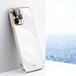 XINLI Straight Edge 6D Electroplate TPU Phone Case, For iPhone 6 / 6s, For iPhone 6 Plus / 6s Plus, For iPhone SE 2022 / SE 2020 / 8 / 7, For iPhone 11, For iPhone 11 Pro, For iPhone 11 Pro Max, For iPhone 12