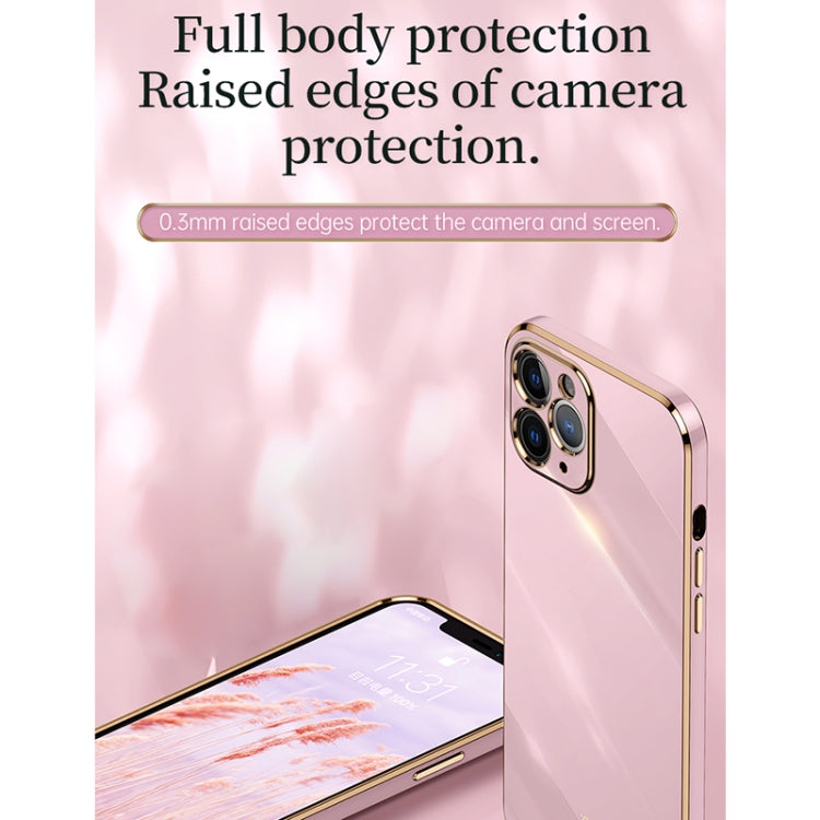 XINLI Straight Edge 6D Electroplate TPU Phone Case, For iPhone 12 mini, For iPhone 12 Pro Max, For iPhone X, For iPhone XR, For iPhone XS, For iPhone XS Max, For iPhone 8 Plus / 7 Plus