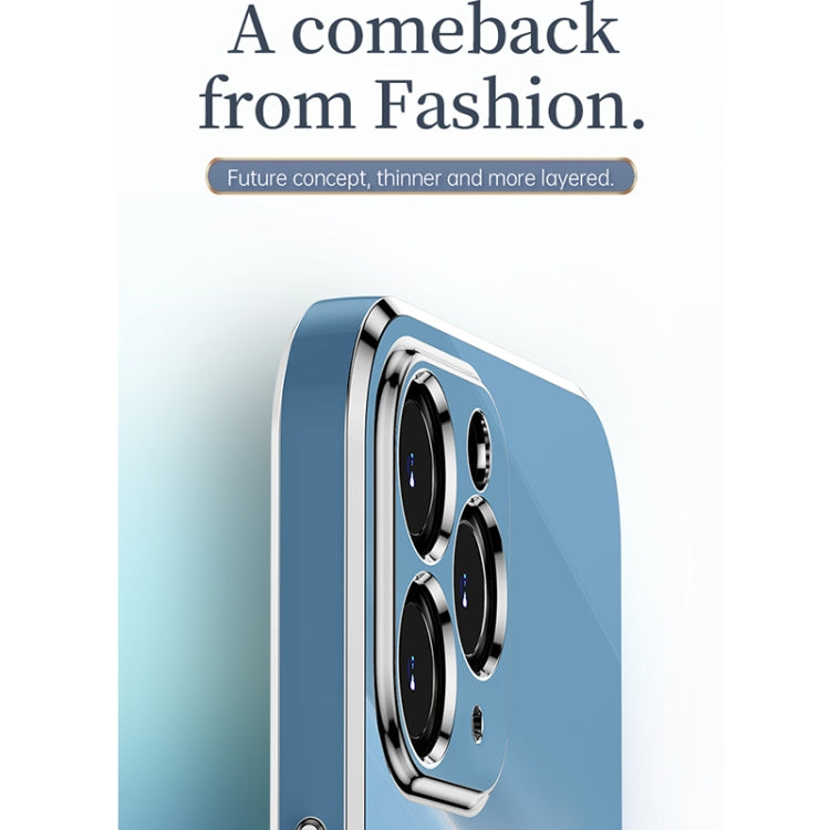 XINLI Straight Edge 6D Electroplate TPU Phone Case, For iPhone 12 mini, For iPhone 12 Pro Max, For iPhone X, For iPhone XR, For iPhone XS, For iPhone XS Max, For iPhone 8 Plus / 7 Plus