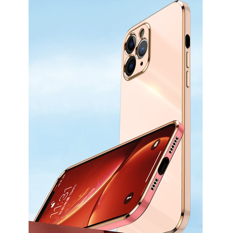 XINLI Straight Edge 6D Electroplate TPU Phone Case, For iPhone 12 mini, For iPhone 12 Pro Max, For iPhone X, For iPhone XR, For iPhone XS, For iPhone XS Max, For iPhone 8 Plus / 7 Plus