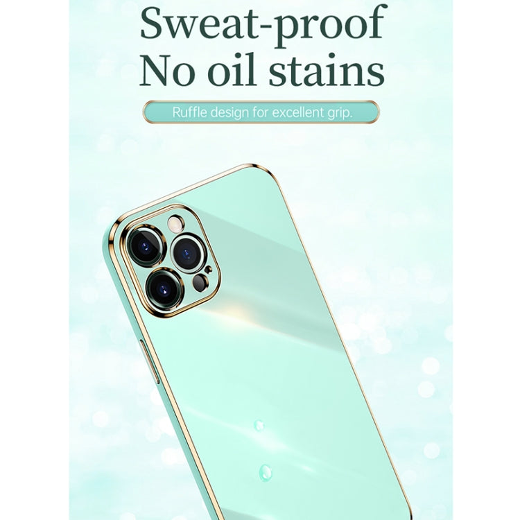 XINLI Straight Edge 6D Electroplate TPU Phone Case, For iPhone 12 Pro