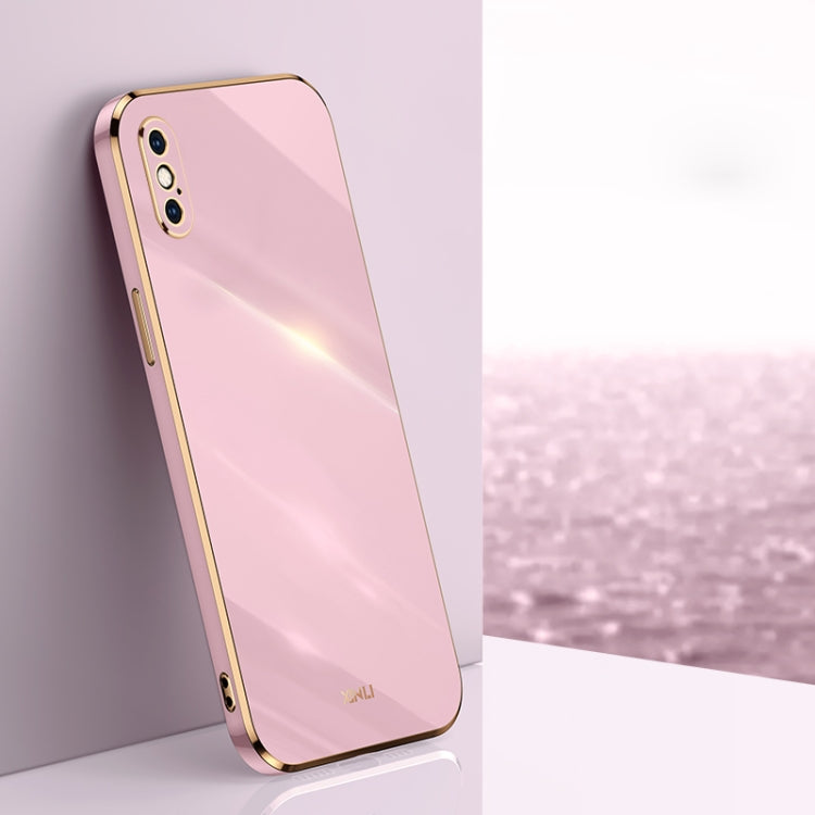 XINLI Straight Edge 6D Electroplate TPU Phone Case, For iPhone 12 mini, For iPhone 12 Pro Max, For iPhone X, For iPhone XR, For iPhone XS, For iPhone XS Max, For iPhone 8 Plus / 7 Plus