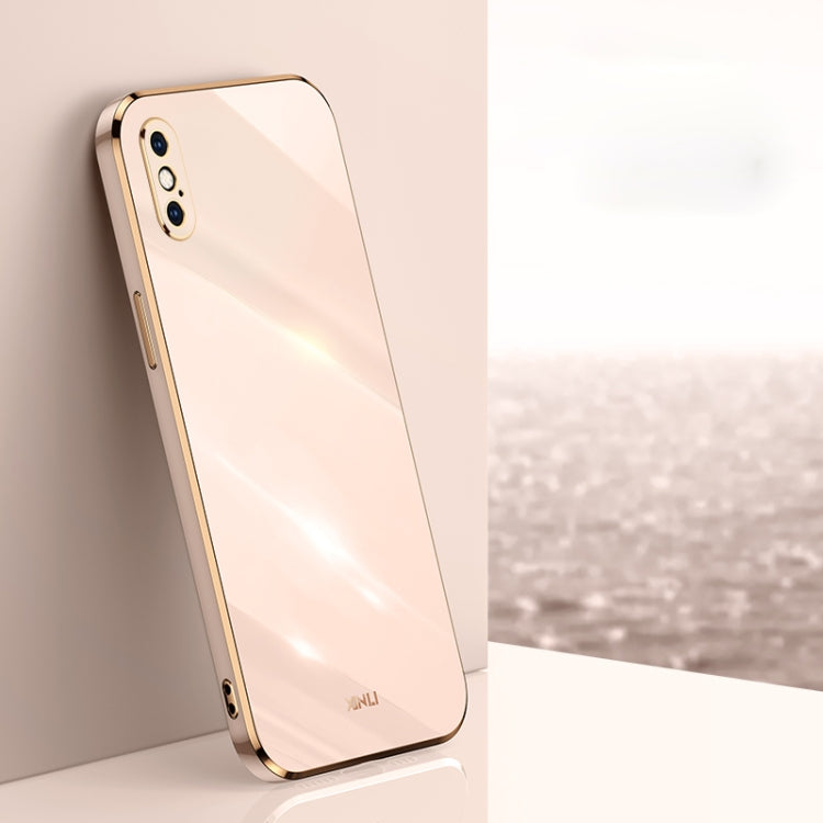 XINLI Straight Edge 6D Electroplate TPU Phone Case, For iPhone 12 mini, For iPhone 12 Pro Max, For iPhone X, For iPhone XR, For iPhone XS, For iPhone XS Max, For iPhone 8 Plus / 7 Plus