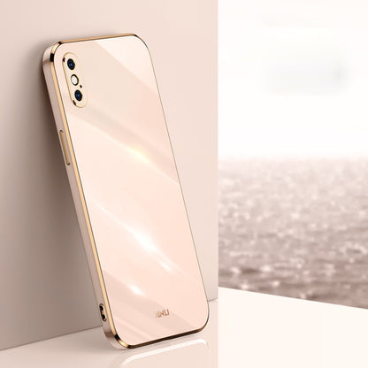 XINLI Straight Edge 6D Electroplate TPU Phone Case, For iPhone 12 mini, For iPhone 12 Pro Max, For iPhone X, For iPhone XR, For iPhone XS, For iPhone XS Max, For iPhone 8 Plus / 7 Plus