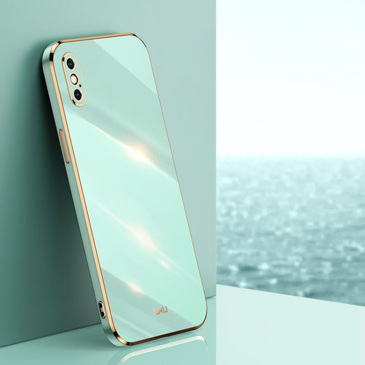 XINLI Straight Edge 6D Electroplate TPU Phone Case, For iPhone 12 mini, For iPhone 12 Pro Max, For iPhone X, For iPhone XR, For iPhone XS, For iPhone XS Max, For iPhone 8 Plus / 7 Plus