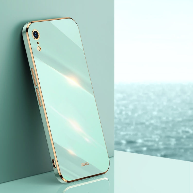 XINLI Straight Edge 6D Electroplate TPU Phone Case, For iPhone 12 mini, For iPhone 12 Pro Max, For iPhone X, For iPhone XR, For iPhone XS, For iPhone XS Max, For iPhone 8 Plus / 7 Plus