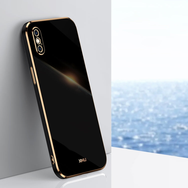 XINLI Straight Edge 6D Electroplate TPU Phone Case, For iPhone 12 mini, For iPhone 12 Pro Max, For iPhone X, For iPhone XR, For iPhone XS, For iPhone XS Max, For iPhone 8 Plus / 7 Plus