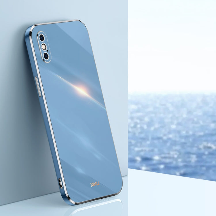 XINLI Straight Edge 6D Electroplate TPU Phone Case, For iPhone 12 mini, For iPhone 12 Pro Max, For iPhone X, For iPhone XR, For iPhone XS, For iPhone XS Max, For iPhone 8 Plus / 7 Plus