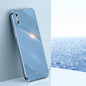 XINLI Straight Edge 6D Electroplate TPU Phone Case, For iPhone 12 mini, For iPhone 12 Pro Max, For iPhone X, For iPhone XR, For iPhone XS, For iPhone XS Max, For iPhone 8 Plus / 7 Plus