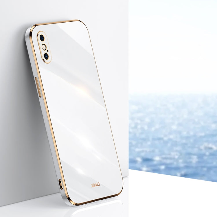 XINLI Straight Edge 6D Electroplate TPU Phone Case, For iPhone 12 mini, For iPhone 12 Pro Max, For iPhone X, For iPhone XR, For iPhone XS, For iPhone XS Max, For iPhone 8 Plus / 7 Plus