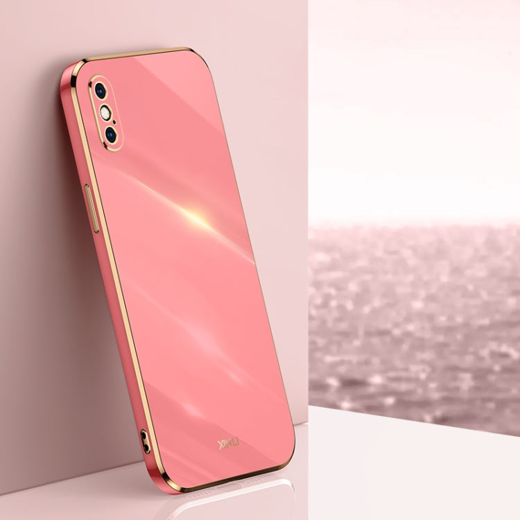XINLI Straight Edge 6D Electroplate TPU Phone Case, For iPhone 12 mini, For iPhone 12 Pro Max, For iPhone X, For iPhone XR, For iPhone XS, For iPhone XS Max, For iPhone 8 Plus / 7 Plus