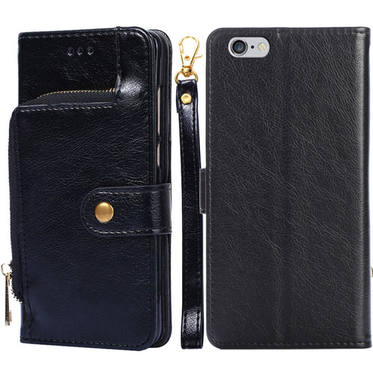 Zipper Bag PU + TPU Horizontal Flip Leather Case with Holder & Card Slot & Wallet & Lanyard, For iPhone 6 / 6S, For iPhone 6 Plus / 6s Plus, For iPhone 7 / 8 / SE(2020), For iPhone 7 Plus, For iPhone 11, For iPhone 11 Pro, For iPhone 11 Pro Max��������...