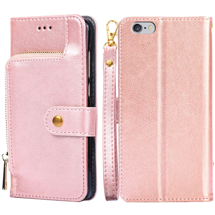 Zipper Bag PU + TPU Horizontal Flip Leather Case with Holder & Card Slot & Wallet & Lanyard, For iPhone 6 / 6S, For iPhone 6 Plus / 6s Plus, For iPhone 7 / 8 / SE(2020), For iPhone 7 Plus, For iPhone 11, For iPhone 11 Pro, For iPhone 11 Pro Max��������...
