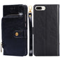 Zipper Bag PU + TPU Horizontal Flip Leather Case with Holder & Card Slot & Wallet & Lanyard, For iPhone 6 / 6S, For iPhone 6 Plus / 6s Plus, For iPhone 7 / 8 / SE(2020), For iPhone 7 Plus, For iPhone 11, For iPhone 11 Pro, For iPhone 11 Pro Max��������...