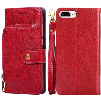 Zipper Bag PU + TPU Horizontal Flip Leather Case with Holder & Card Slot & Wallet & Lanyard, For iPhone 6 / 6S, For iPhone 6 Plus / 6s Plus, For iPhone 7 / 8 / SE(2020), For iPhone 7 Plus, For iPhone 11, For iPhone 11 Pro, For iPhone 11 Pro Max��������...