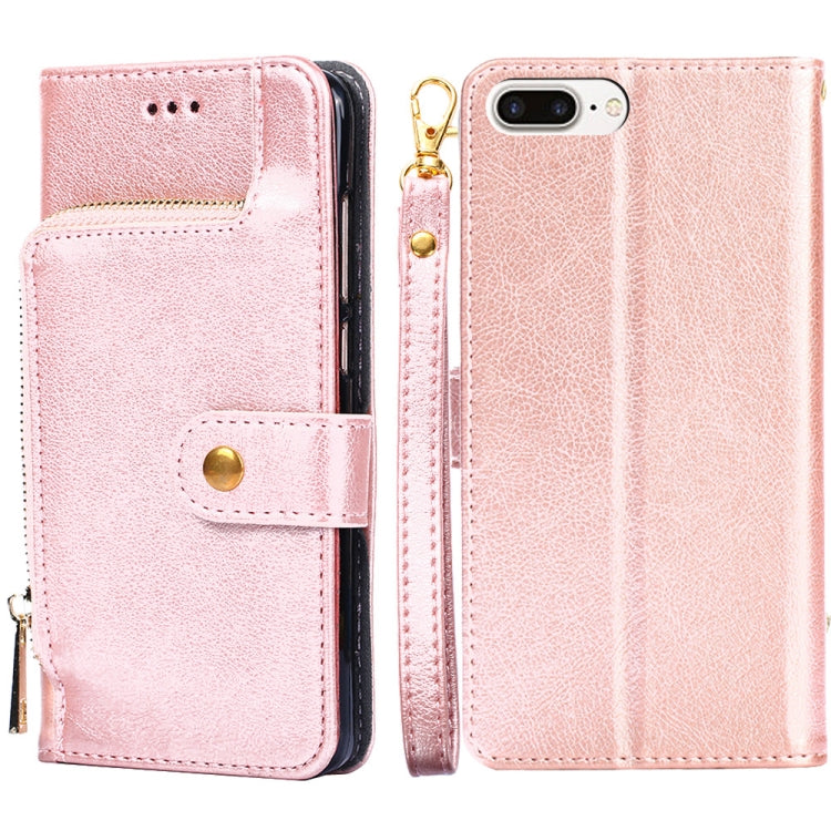Zipper Bag PU + TPU Horizontal Flip Leather Case with Holder & Card Slot & Wallet & Lanyard, For iPhone 6 / 6S, For iPhone 6 Plus / 6s Plus, For iPhone 7 / 8 / SE(2020), For iPhone 7 Plus, For iPhone 11, For iPhone 11 Pro, For iPhone 11 Pro Max��������...