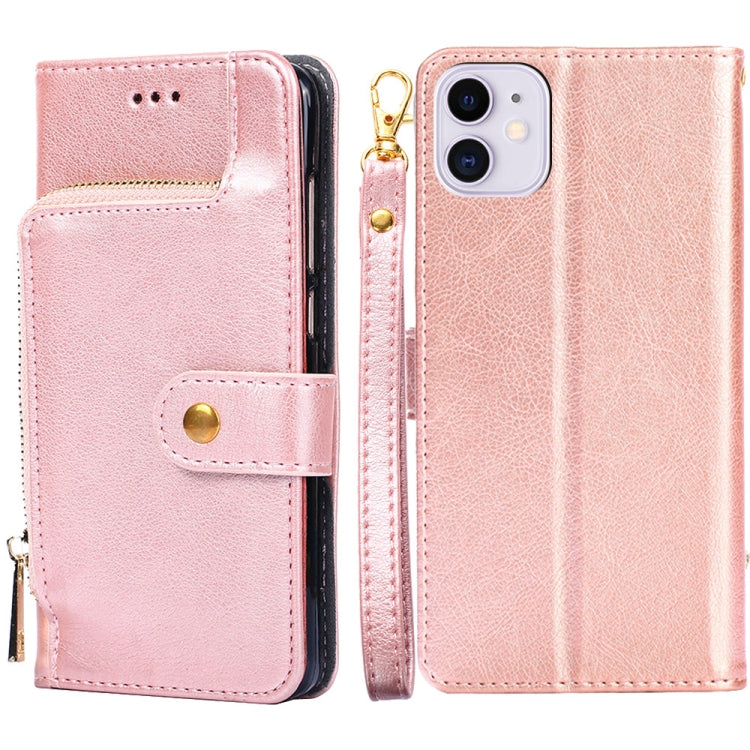 Zipper Bag PU + TPU Horizontal Flip Leather Case with Holder & Card Slot & Wallet & Lanyard, For iPhone 6 / 6S, For iPhone 6 Plus / 6s Plus, For iPhone 7 / 8 / SE(2020), For iPhone 7 Plus, For iPhone 11, For iPhone 11 Pro, For iPhone 11 Pro Max��������...
