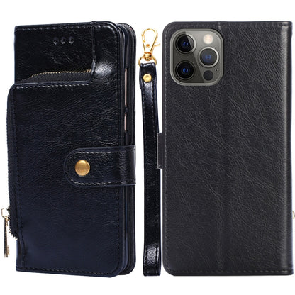 Zipper Bag PU + TPU Horizontal Flip Leather Case with Holder & Card Slot & Wallet & Lanyard, For iPhone 6 / 6S, For iPhone 6 Plus / 6s Plus, For iPhone 7 / 8 / SE(2020), For iPhone 7 Plus, For iPhone 11, For iPhone 11 Pro, For iPhone 11 Pro Max��������...