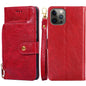 Zipper Bag PU + TPU Horizontal Flip Leather Case with Holder & Card Slot & Wallet & Lanyard, For iPhone 6 / 6S, For iPhone 6 Plus / 6s Plus, For iPhone 7 / 8 / SE(2020), For iPhone 7 Plus, For iPhone 11, For iPhone 11 Pro, For iPhone 11 Pro Max��������...