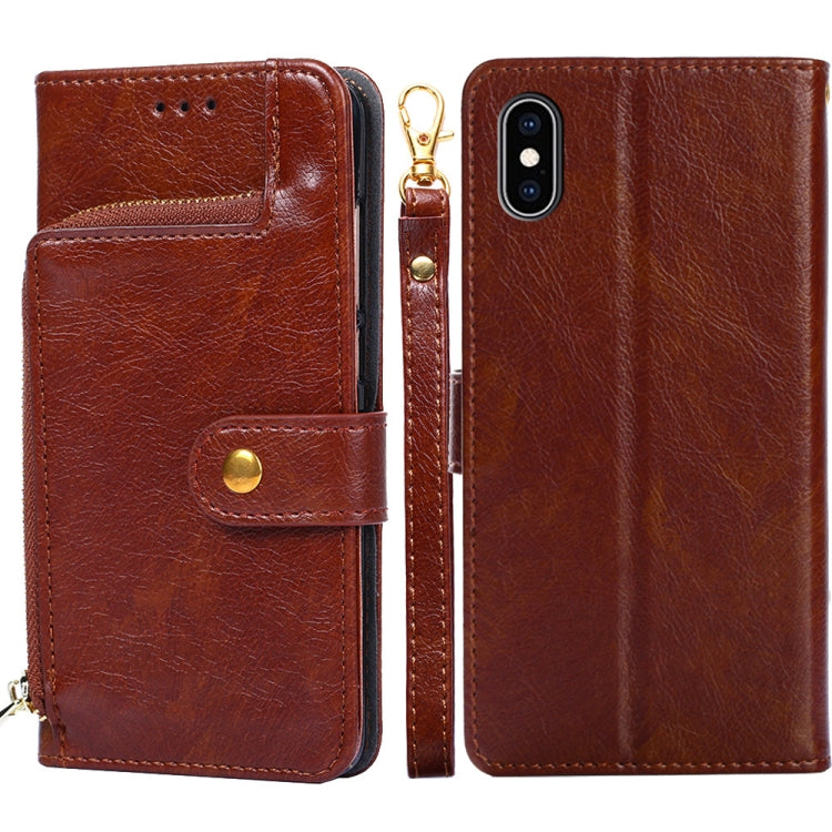 Zipper Bag PU + TPU Horizontal Flip Leather Case with Holder & Card Slot & Wallet & Lanyard, For iPhone 6 / 6S, For iPhone 6 Plus / 6s Plus, For iPhone 7 / 8 / SE(2020), For iPhone 7 Plus, For iPhone 11, For iPhone 11 Pro, For iPhone 11 Pro Max��������...