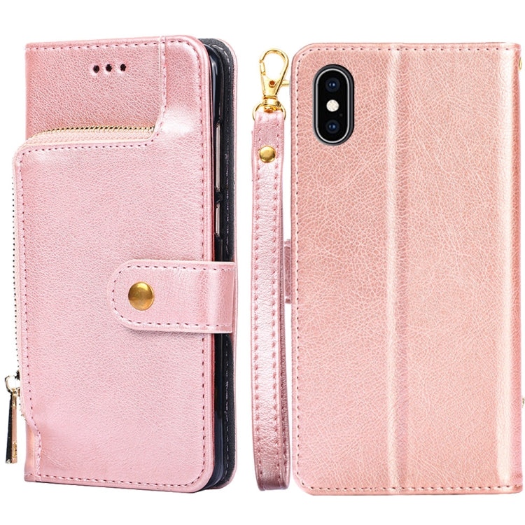 Zipper Bag PU + TPU Horizontal Flip Leather Case with Holder & Card Slot & Wallet & Lanyard, For iPhone 6 / 6S, For iPhone 6 Plus / 6s Plus, For iPhone 7 / 8 / SE(2020), For iPhone 7 Plus, For iPhone 11, For iPhone 11 Pro, For iPhone 11 Pro Max��������...