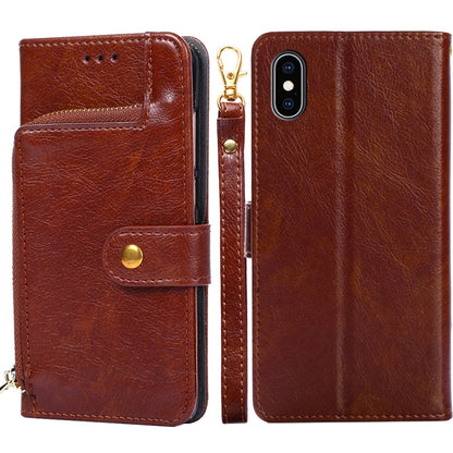 Zipper Bag PU + TPU Horizontal Flip Leather Case with Holder & Card Slot & Wallet & Lanyard, For iPhone 6 / 6S, For iPhone 6 Plus / 6s Plus, For iPhone 7 / 8 / SE(2020), For iPhone 7 Plus, For iPhone 11, For iPhone 11 Pro, For iPhone 11 Pro Max��������...