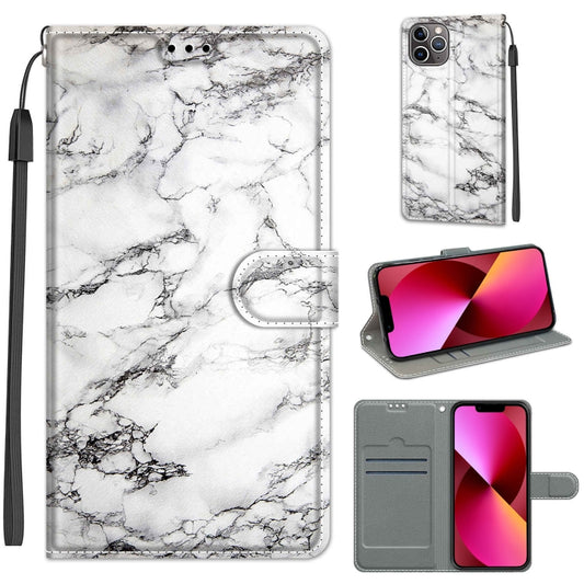 Voltage Colored Drawing Magnetic Clasp Horizontal Flip PU Leather Case with Holder & Card Slots, For iPhone 13, For iPhone 13 Pro